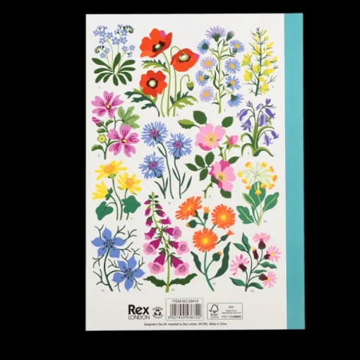 A5 notebook - Wild Flowers