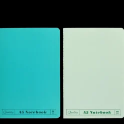 A5 notebooks (set of 2) - Green & aqua