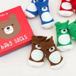 Baby socks (4 pairs) - Bear