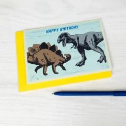 Birthday card - Prehistoric Land dinosaur