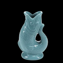 Ceramic fish vase - Blue