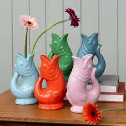 Ceramic fish vase - Orange