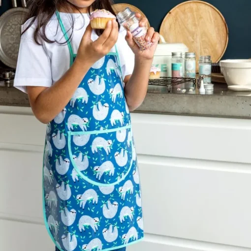 Children's apron - Sydney the Sloth