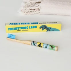 Children's bamboo toothbrush - Prehistoric Land