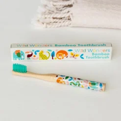 Children's bamboo toothbrush - Wild Wonders