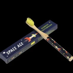 Children's bamboo toothbrush - Space Age