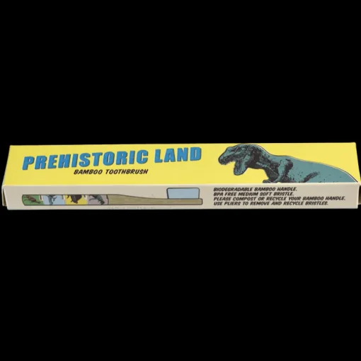 Children's bamboo toothbrush - Prehistoric Land