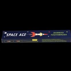 Children's bamboo toothbrush - Space Age