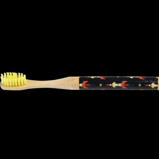 Children's bamboo toothbrush - Space Age