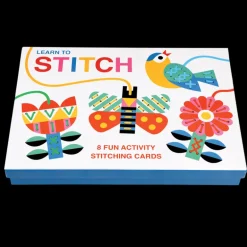 Children's cardboard stitching kit - Learn to stitch activity