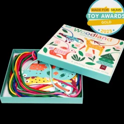 Children's cardboard stitching kit - Woodland