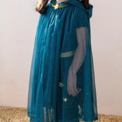 Children's glitter cape - Blue