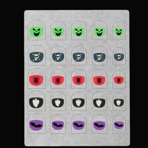 Children's nail stickers - Spooky