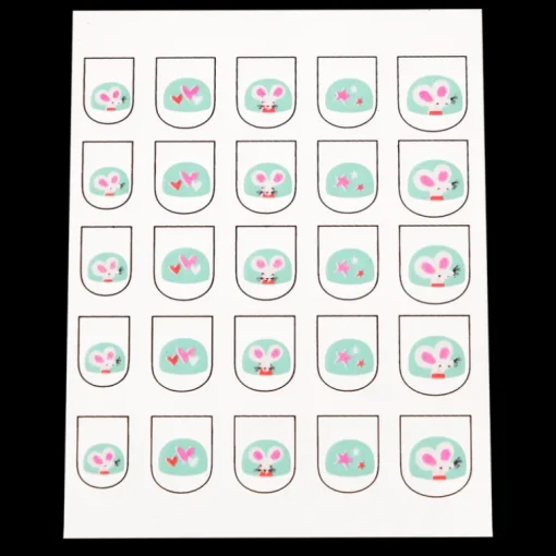 Children's nail stickers (pack of 25) - Mimi and Milo