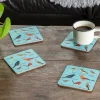 Coasters (set of 4) - Garden Birds