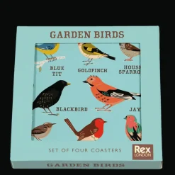 Coasters (set of 4) - Garden Birds
