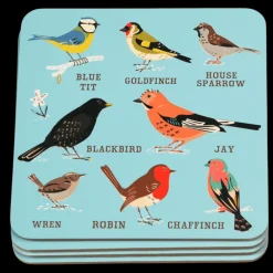 Coasters (set of 4) - Garden Birds