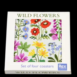 Coasters (set of 4) - Wild Flowers