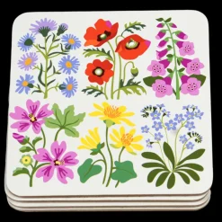 Coasters (set of 4) - Wild Flowers