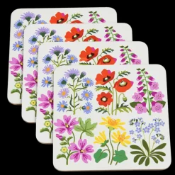 Coasters (set of 4) - Wild Flowers