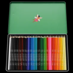 36 colouring pencils in a tin - Fairies in the Garden