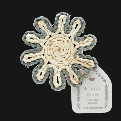 Corn husk coaster - Grey