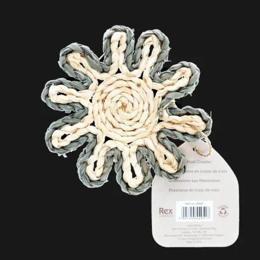 Corn husk coaster - Grey