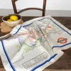 Cotton tea towel - TfL Heritage Tube Map