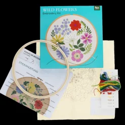 Embroidery kit - Wild Flowers
