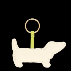 Faux leather keyring - Sausage Dog