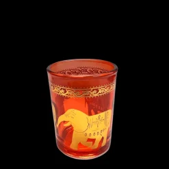 Glass tealight holders (set of 3) - Gold elephants