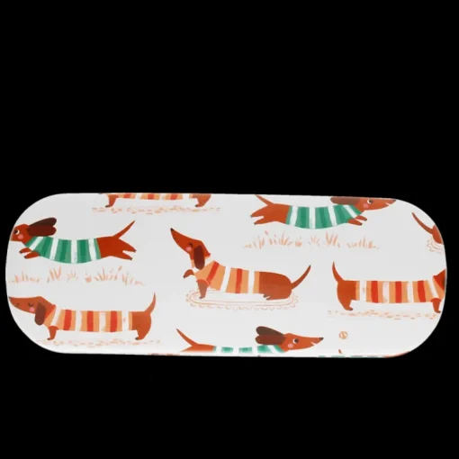 Glasses case & cleaning cloth - Sausage Dog