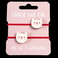 Hair ties (set of 2) - Cookie the Cat