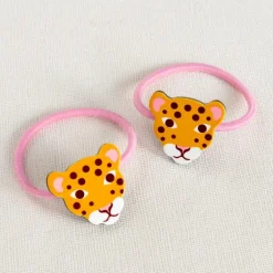 Hair ties (set of 2) - Wild Wonders leopard