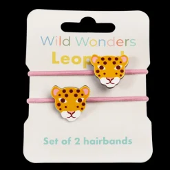 Hair ties (set of 2) - Wild Wonders leopard
