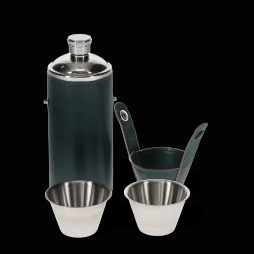Hunter hip flask with 2 cups 220ml - Spirit of Adventure