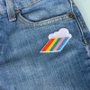 Iron on patch - Cloud burst