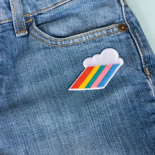 Iron on patch - Cloud burst