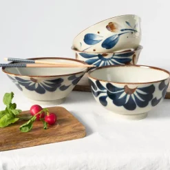 Japanese porcelain bowl 16cm - Flower
