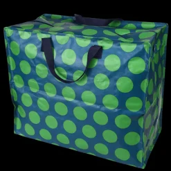Jumbo storage bag - Spotlight green on blue