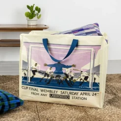 Jumbo storage bag - TfL Vintage Poster "Cup Final"