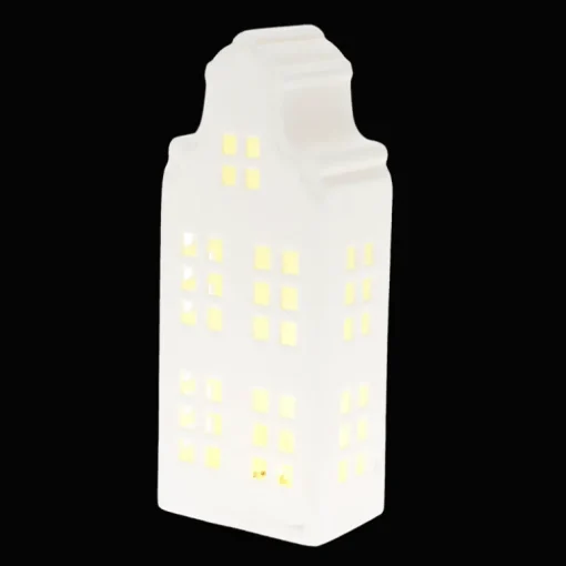 Matt ceramic LED decoration - Large house