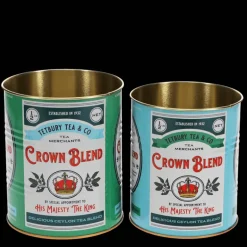 Medium storage tins (set of 2) - Crown Blend
