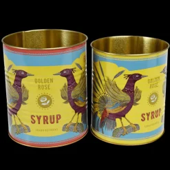 Medium storage tins (set of 2) - GOLDEN ROSE SYRUP
