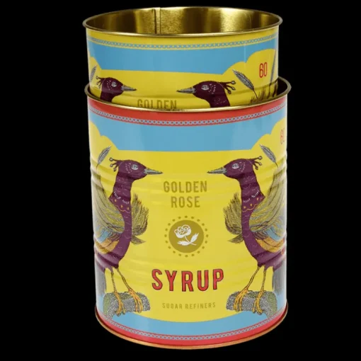 Medium storage tins (set of 2) - GOLDEN ROSE SYRUP