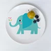 Melamine plate - Elvis the Elephant