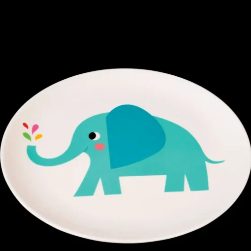 Melamine plate - Elvis the Elephant