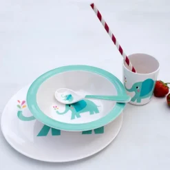 Melamine plate - Elvis the Elephant