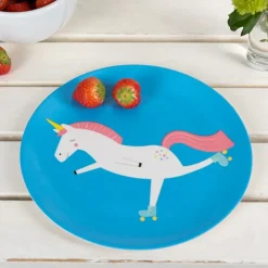Melamine plate - Magical Unicorn