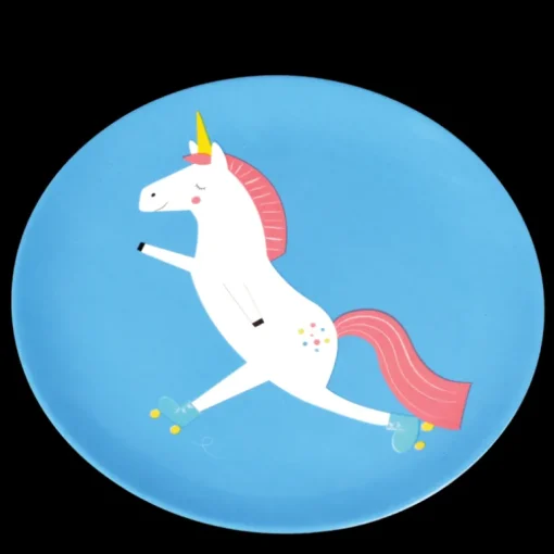 Melamine plate - Magical Unicorn